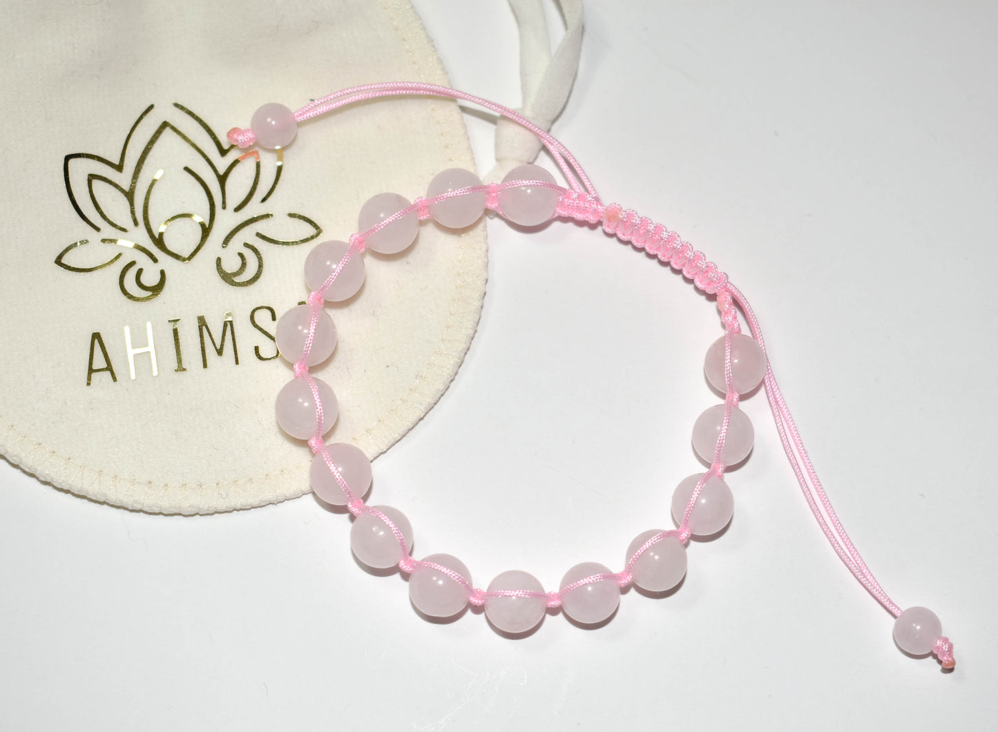 Pulsera de Cuarzo Rosa – Amor propio y dulzura