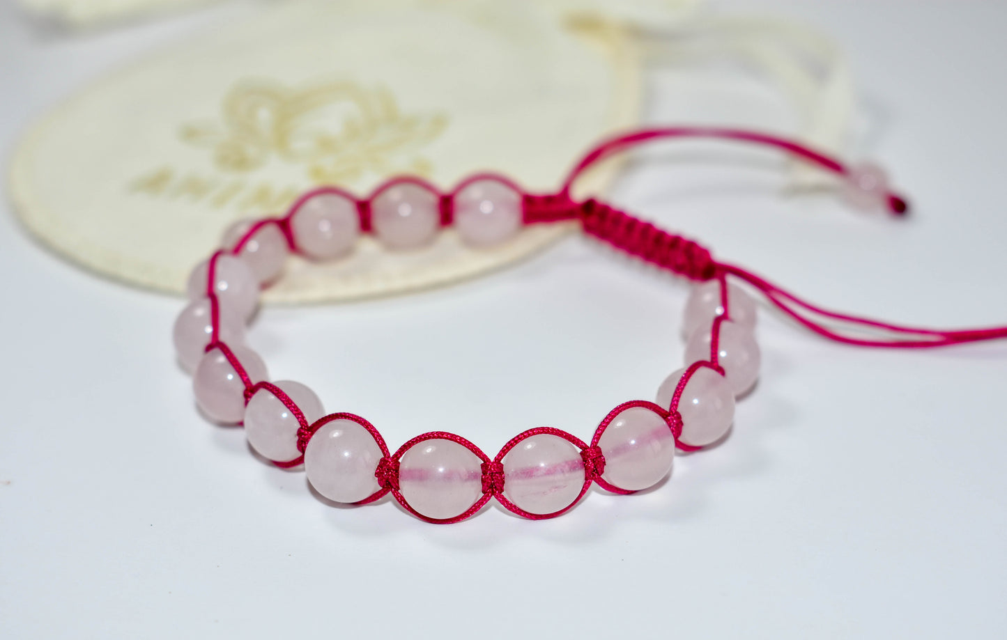 Pulsera de Cuarzo Rosa – Amor propio y dulzura