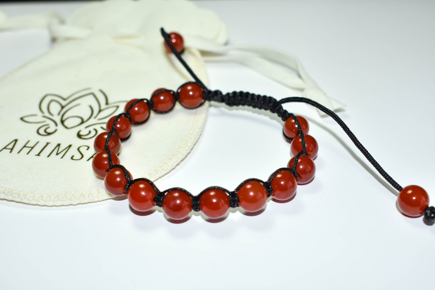 Pulsera de Ágata Roja – Fuerza, pasión y seguridad