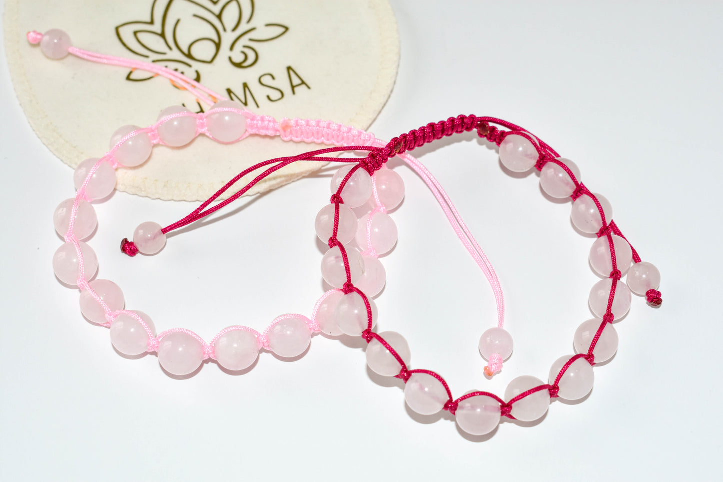 Pulsera de Cuarzo Rosa – Amor propio y dulzura