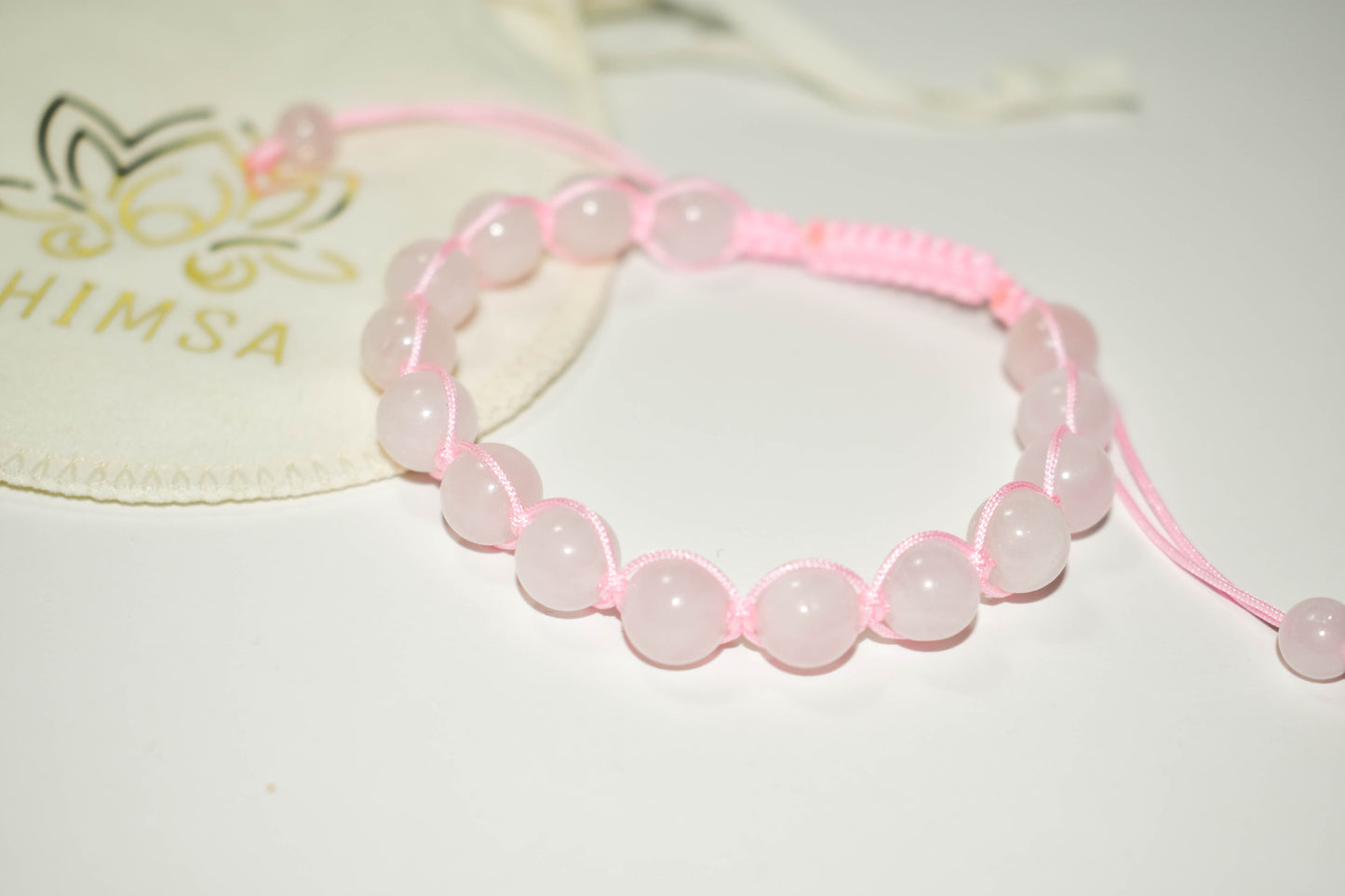 Pulsera de Cuarzo Rosa – Amor propio y dulzura