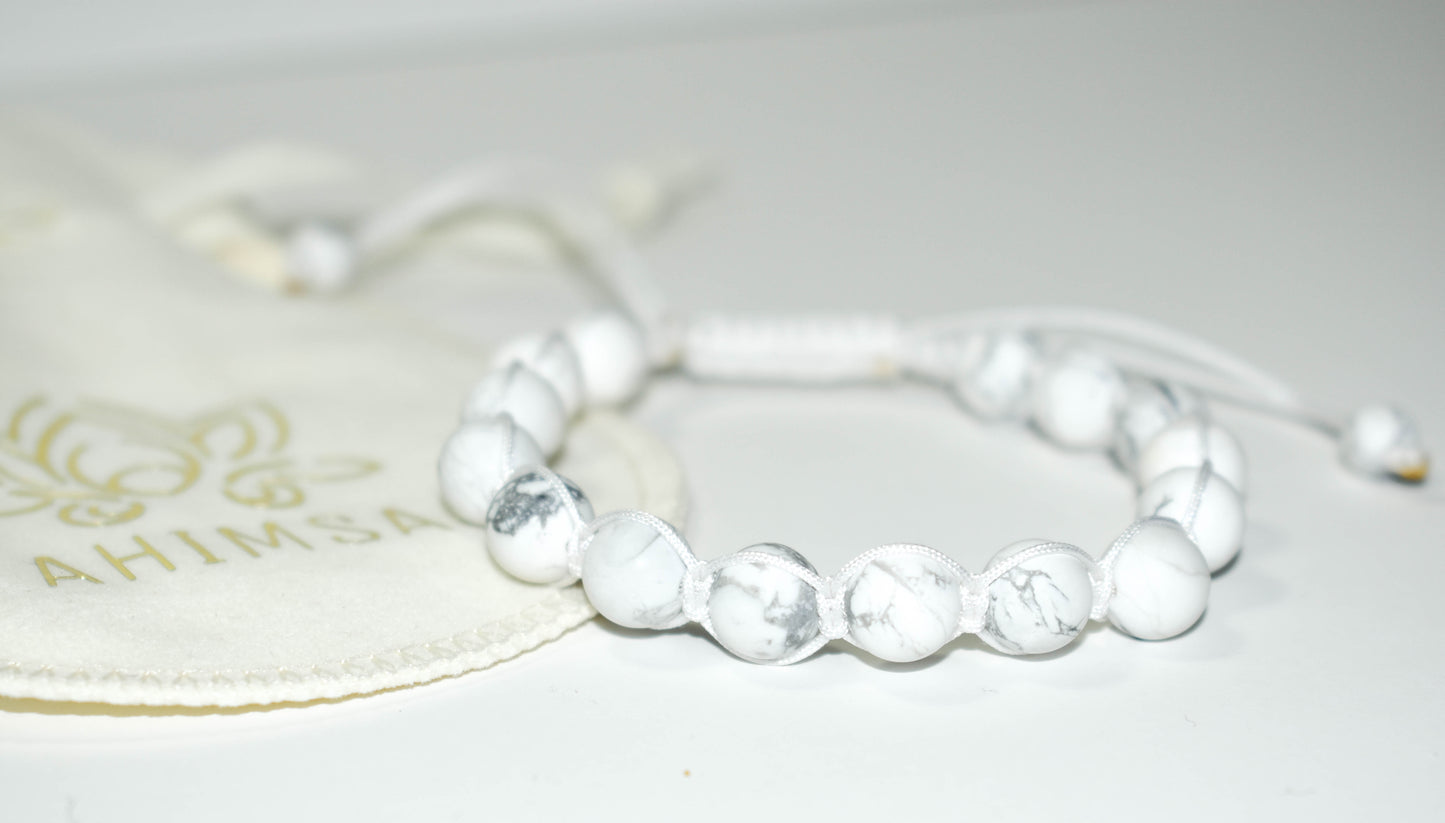 Pulsera de Howlita - Calma y sabiduría interior