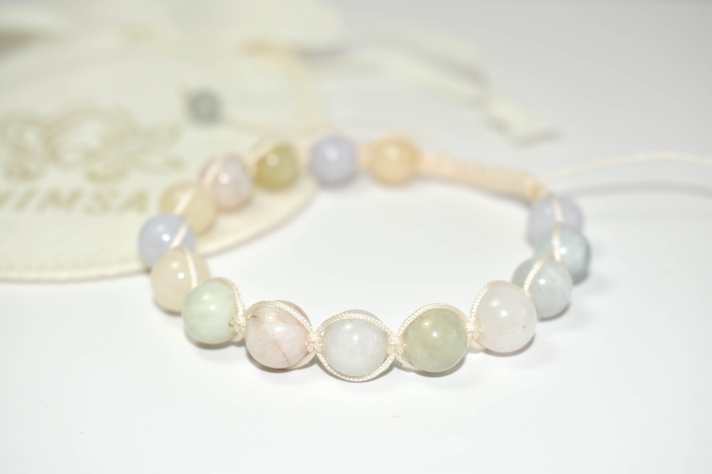 Pulsera de Morganita – Dulzura, calma y conexión amorosa