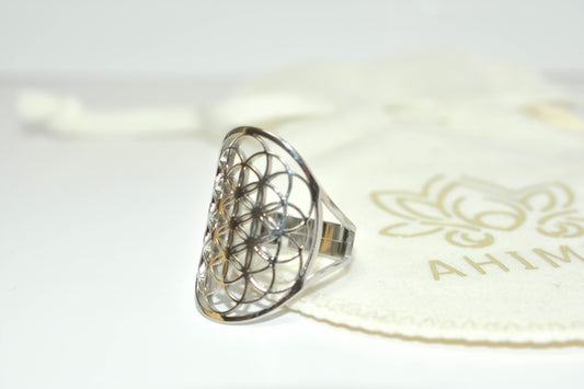 Anillo Flor de la Vida – Energía vital y armonía