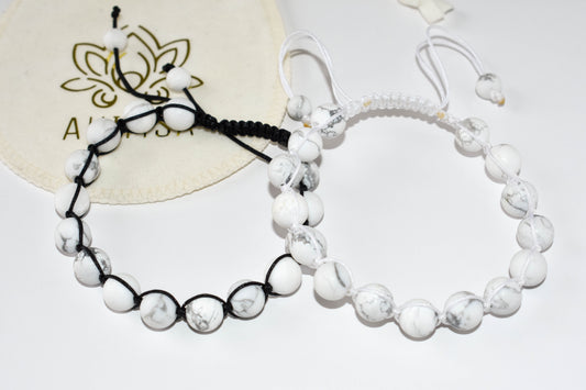 Pulsera de Howlita - Calma y sabiduría interior