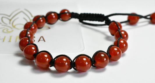 Pulsera de Ágata Roja – Fuerza, pasión y seguridad